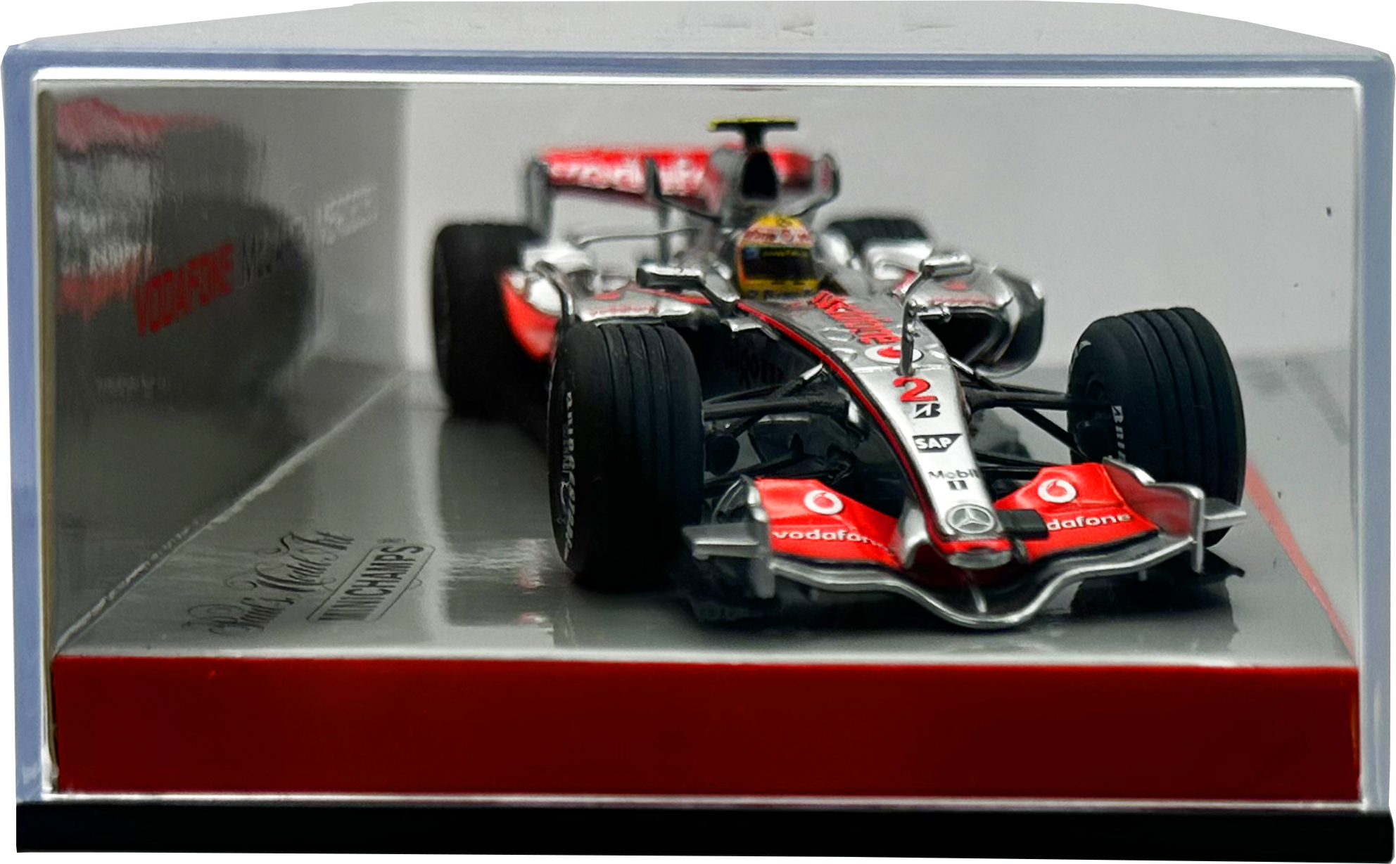 Vodafone Mclaren Mercedes MP4/22 Hamilton MINICHAMPS escala 1:43