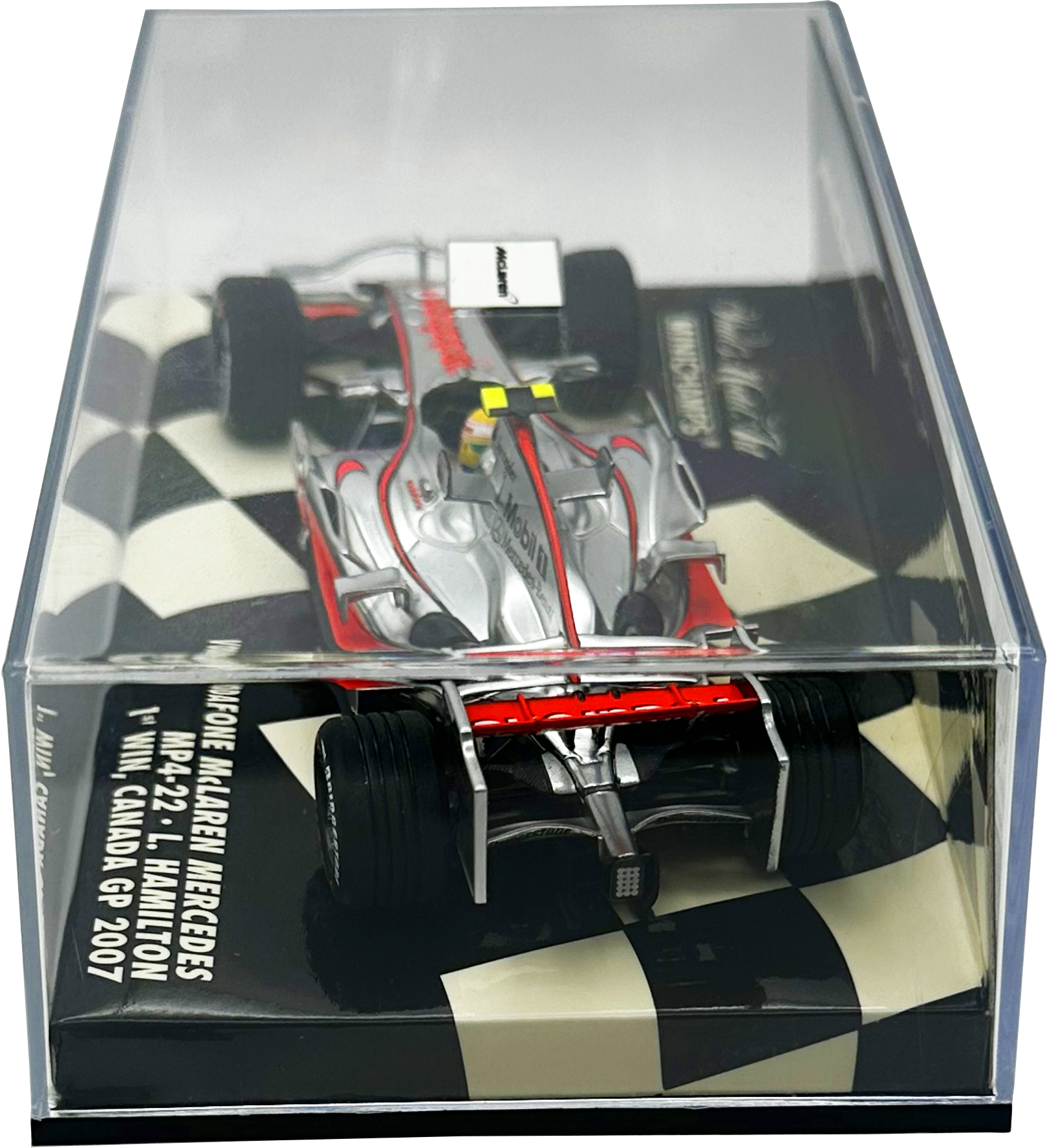 Vodafone Mclaren Mercedes MP4/22 1st Win Hamilton MINICHAMPS escala 1:43