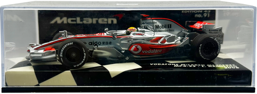 Vodafone Mclaren Mercedes Hamilton MINICHAMPS escala 1:43