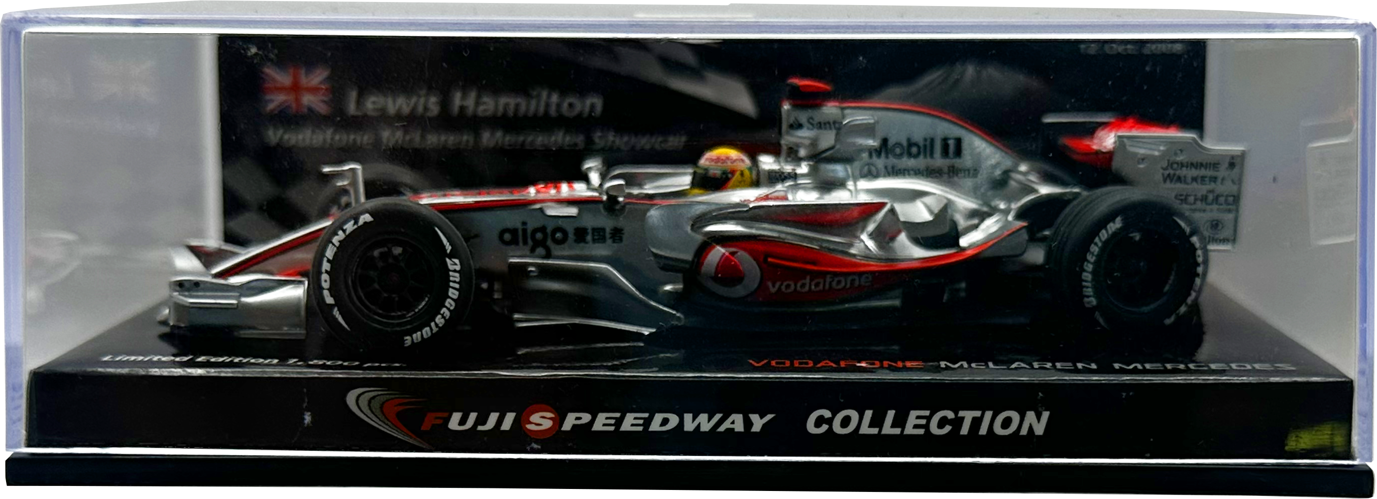 Vodafone Mclaren Mercedes MP4/23 Showcar Hamilton MINICHAMPS escala 1:43