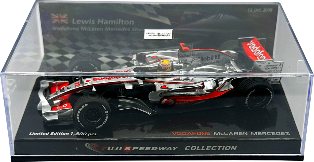 Vodafone Mclaren Mercedes MP4/23 Showcar Hamilton MINICHAMPS escala 1:43
