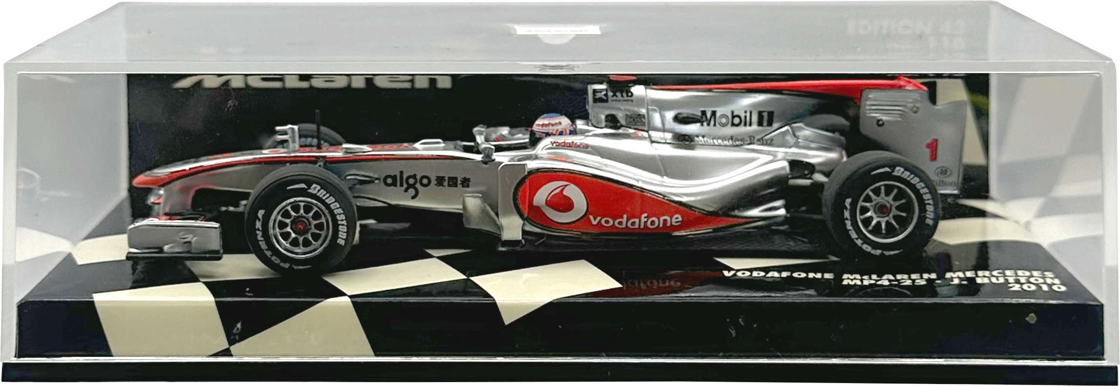 Vodafone Mclaren Mercedes MP4/25 Button MINICHAMPS escala 1:43