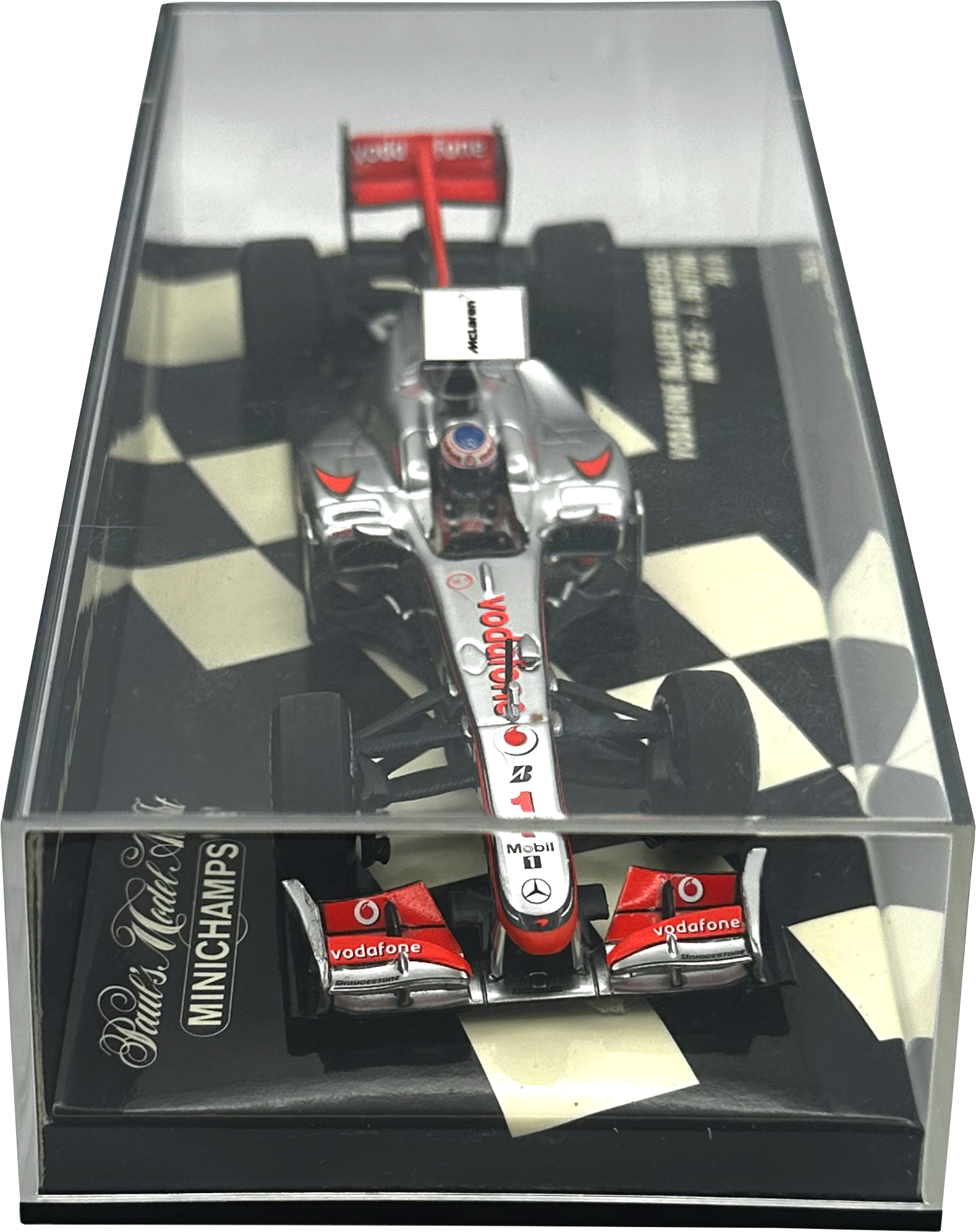 Vodafone Mclaren Mercedes MP4/25 Button MINICHAMPS escala 1:43
