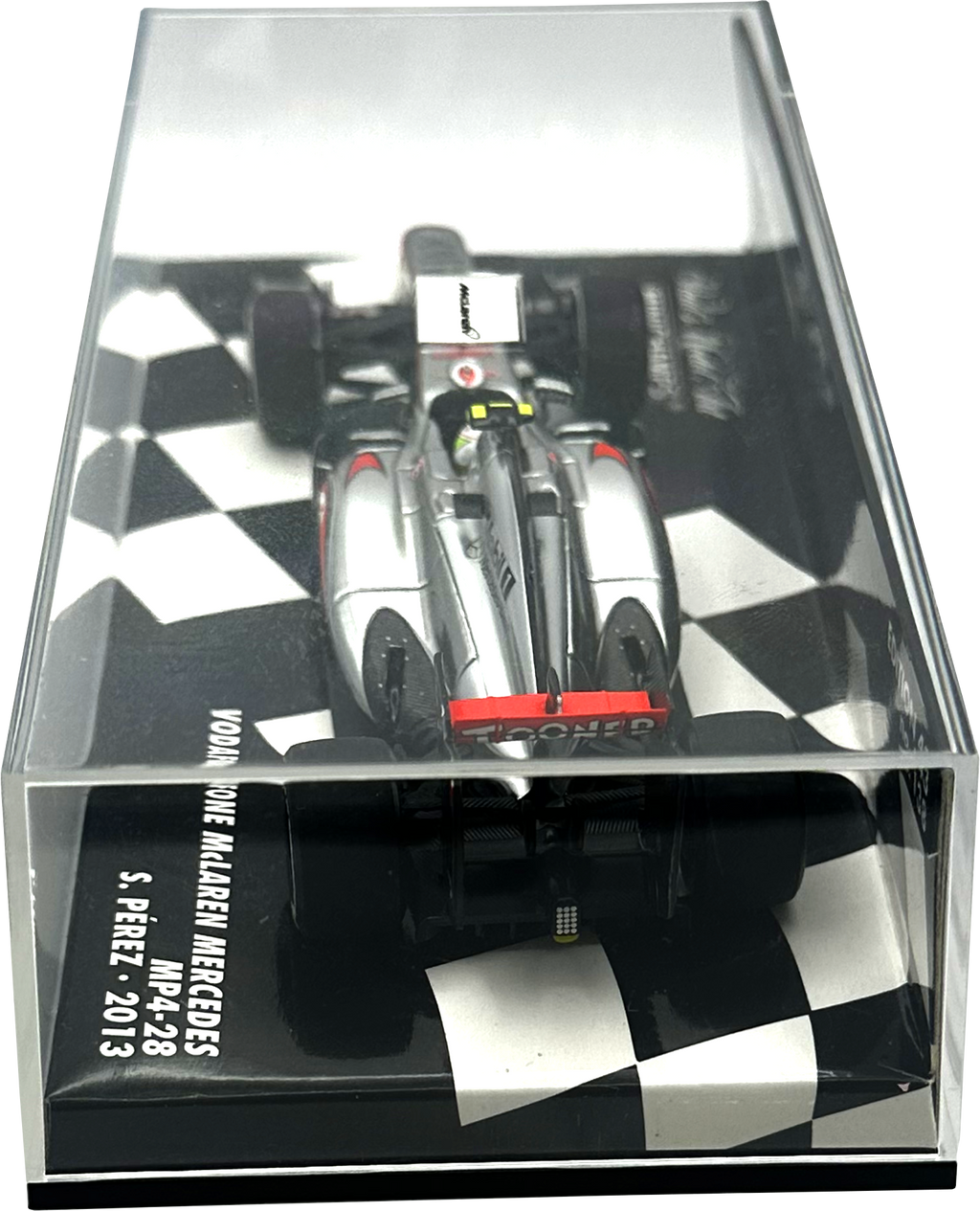 Vodafone Mclaren Mercedes MP4/28 Perez MINICHAMPS escala 1:43