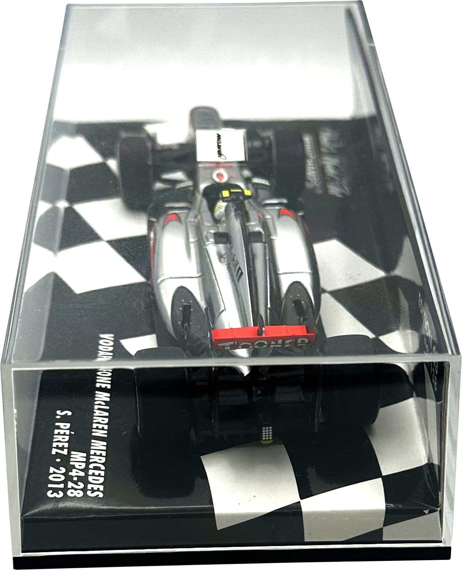 Vodafone Mclaren Mercedes MP4/28 Perez MINICHAMPS escala 1:43