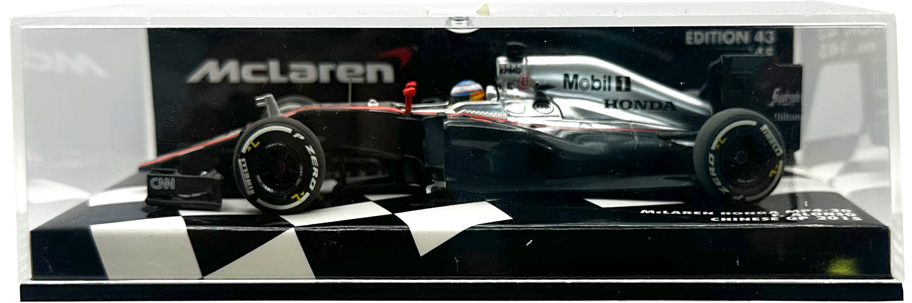 Mclaren Honda MP4/30 Chinese GP Alonso MINICHAMPS escala 1:43