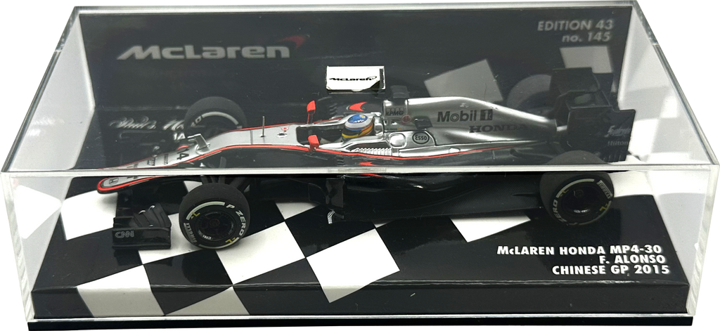 Mclaren Honda MP4/30 Chinese GP Alonso MINICHAMPS escala 1:43