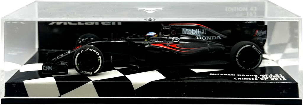 Mclaren Honda MP4/31 Chinese GP Alonso MINICHAMPS escala 1:43