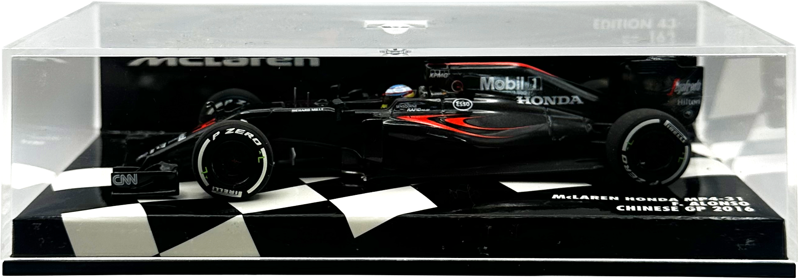 Mclaren Honda MP4/31 Chinese GP Alonso MINICHAMPS escala 1:43