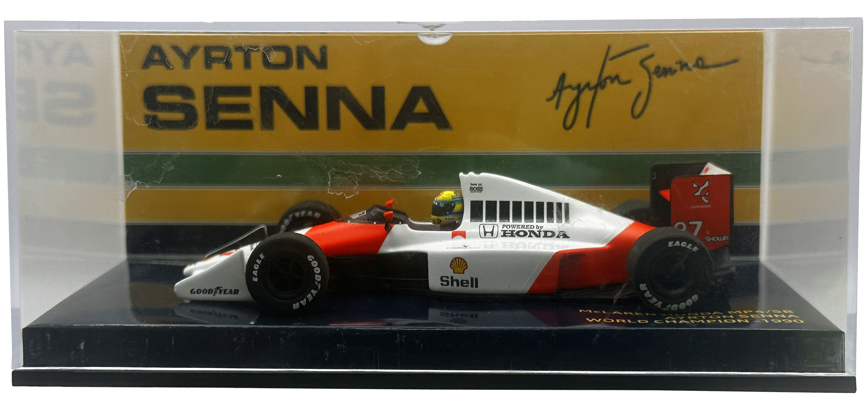 Mclaren MP4/5B World Champion 1990 Senna MINICHAMPS escala 1:43