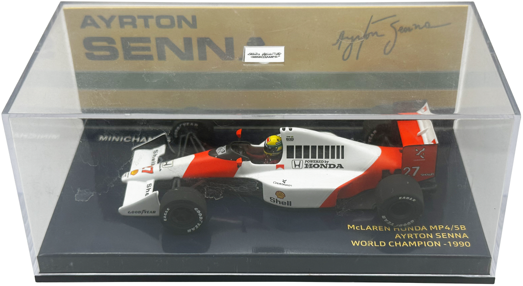 Mclaren MP4/5B World Champion 1990 Senna MINICHAMPS escala 1:43