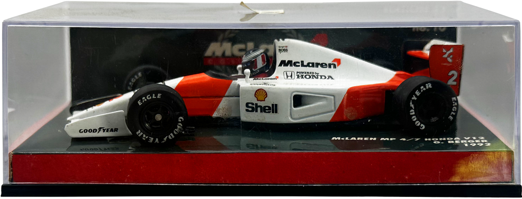 Mclaren MP4/7 1992 Berger MINICHAMPS escala 1:43