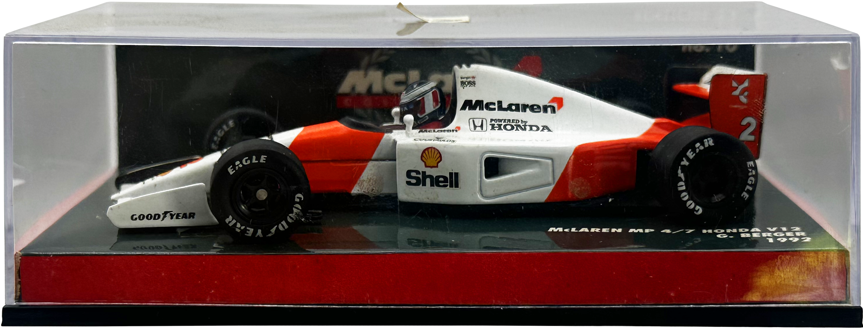Mclaren MP4/7 1992 Berger MINICHAMPS escala 1:43