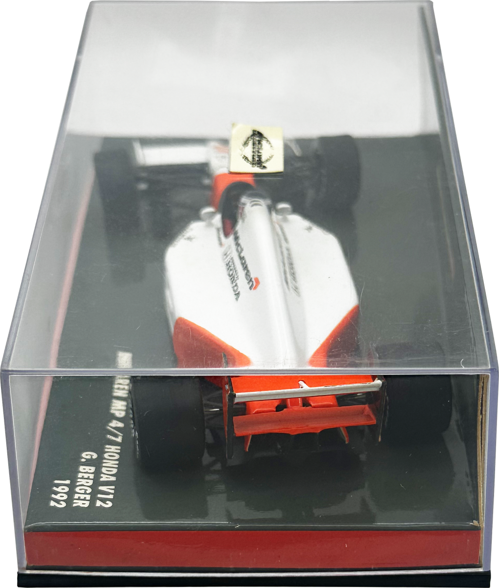Mclaren MP4/7 1992 Berger MINICHAMPS escala 1:43