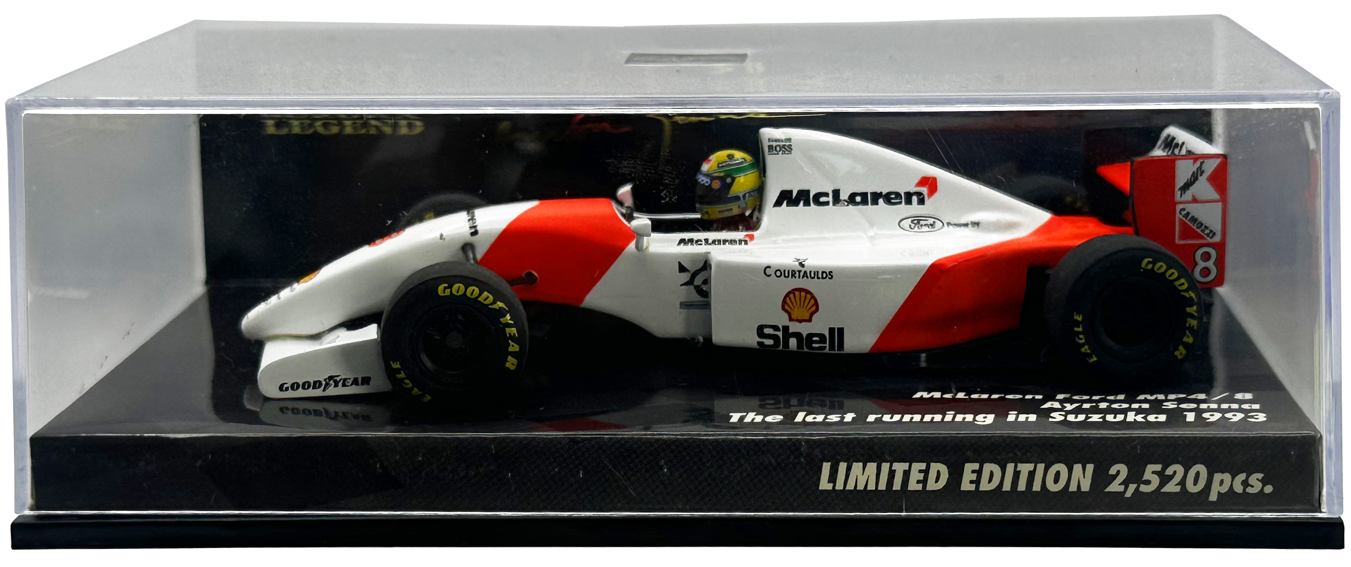 Mclaren MP4/8 Suzuka 1993 Senna MINICHAMPS escala 1:43