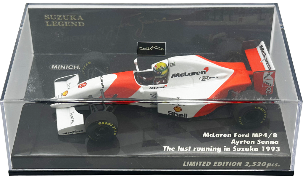 Mclaren MP4/8 Suzuka 1993 Senna MINICHAMPS escala 1:43