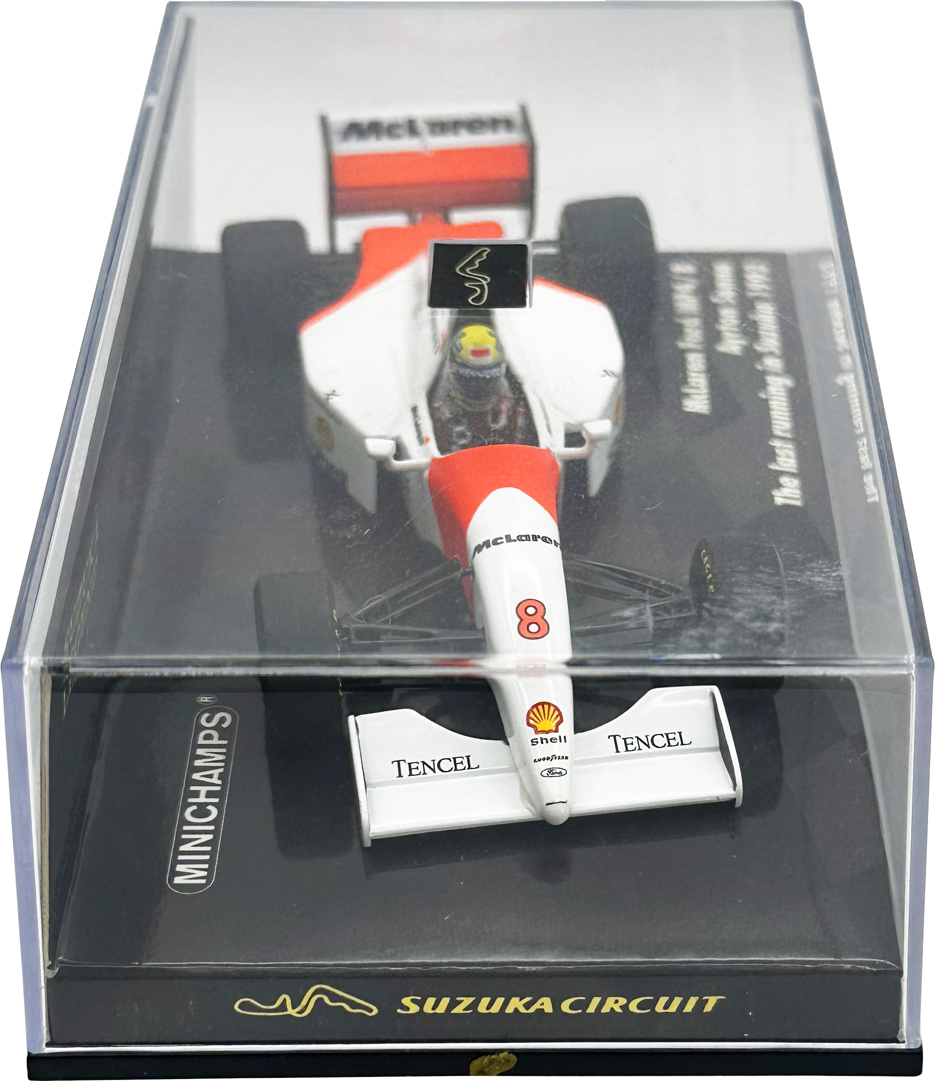 Mclaren MP4/8 Suzuka 1993 Senna MINICHAMPS escala 1:43