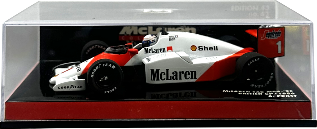 Mclaren TAG MP4/2C British GP Prost MINICHAMPS escala 1:43