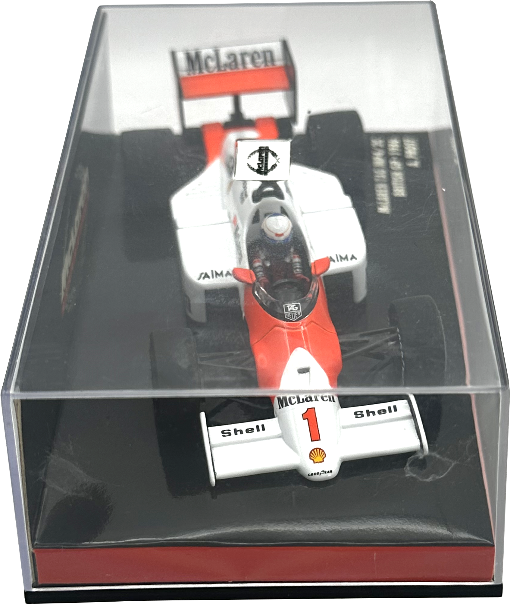 Mclaren TAG MP4/2C British GP Prost MINICHAMPS escala 1:43