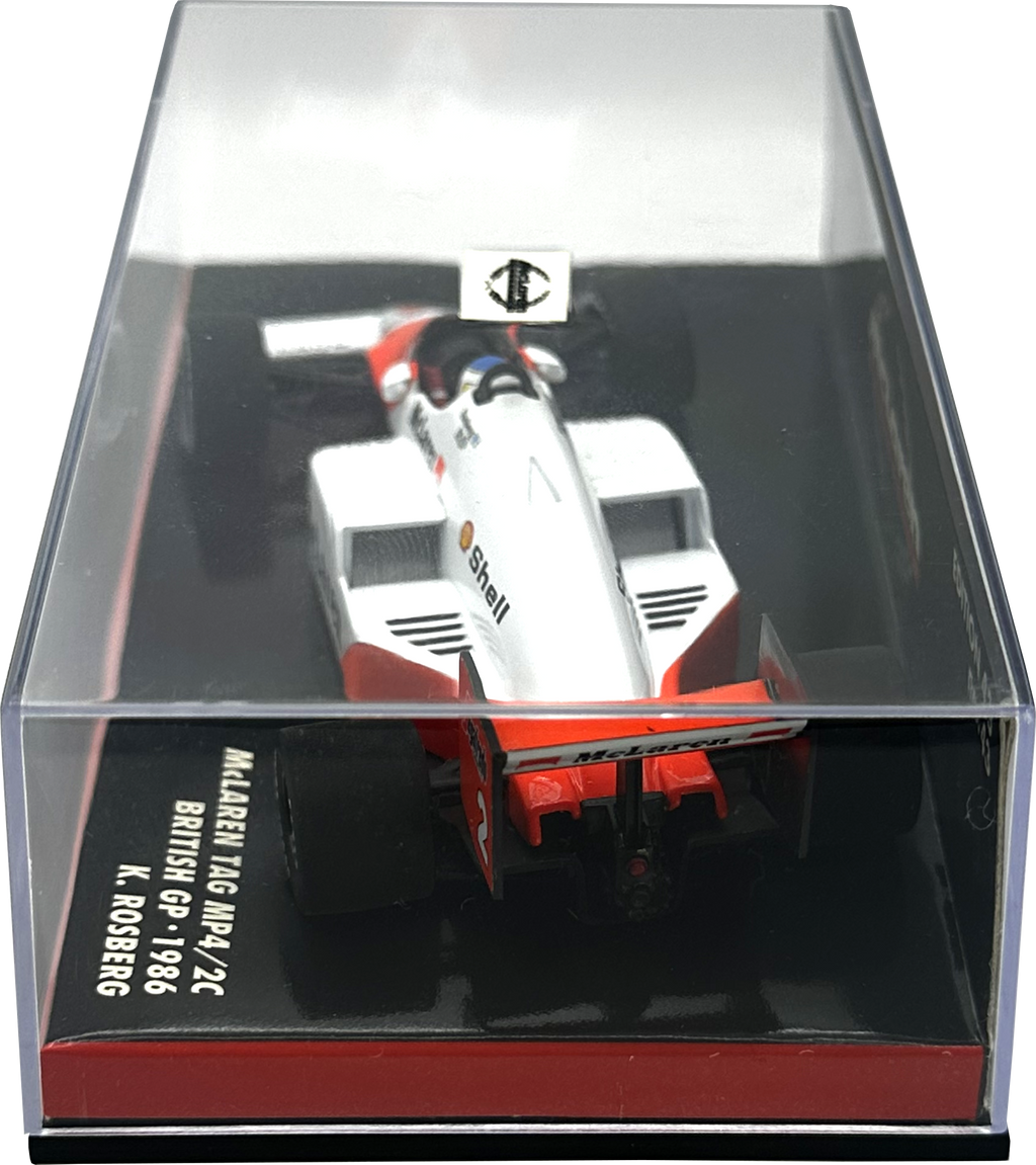 Mclaren TAG MP4/2C British GP Rosberg MINICHAMPS escala 1:43