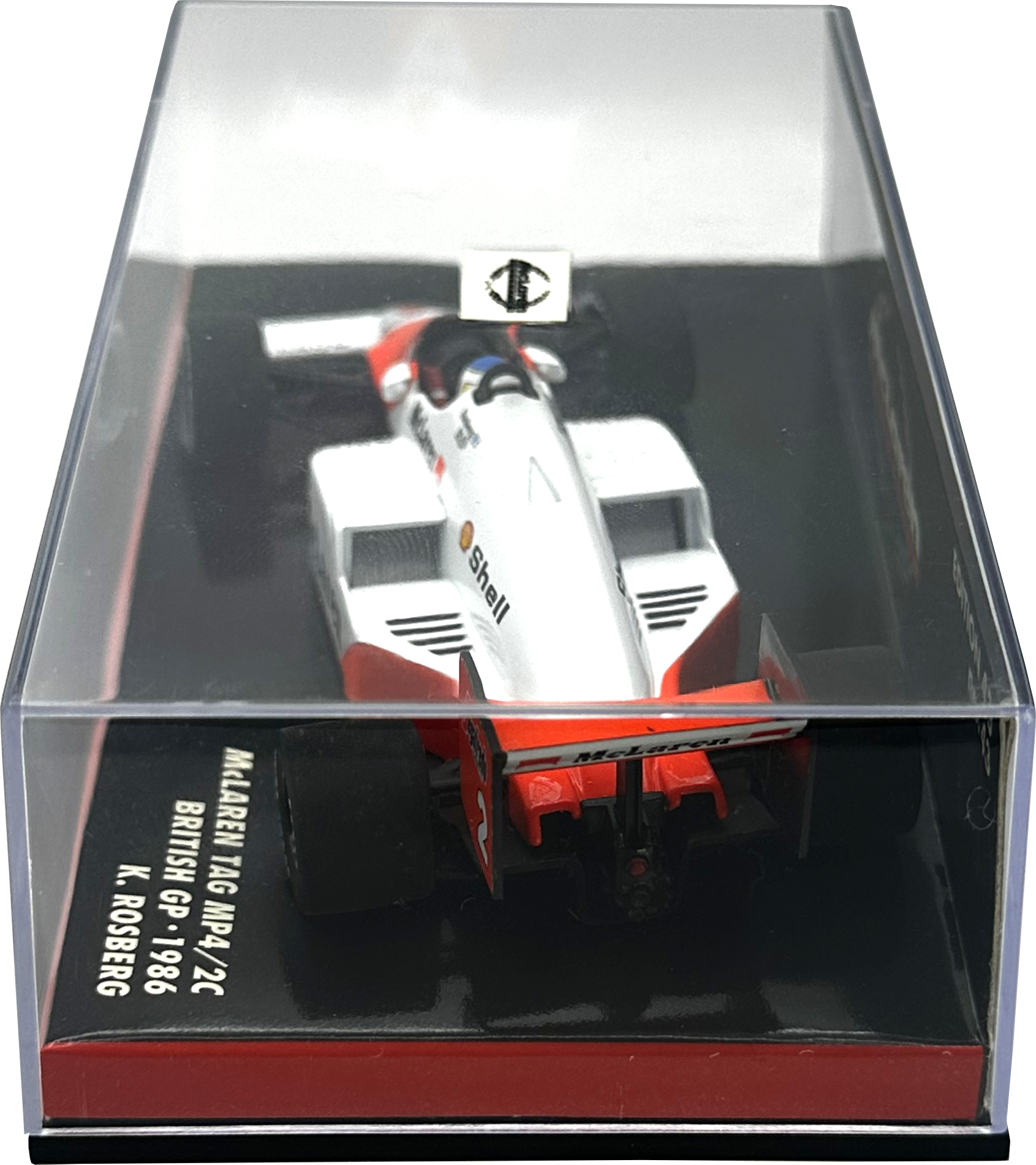 Mclaren TAG MP4/2C British GP Rosberg MINICHAMPS escala 1:43