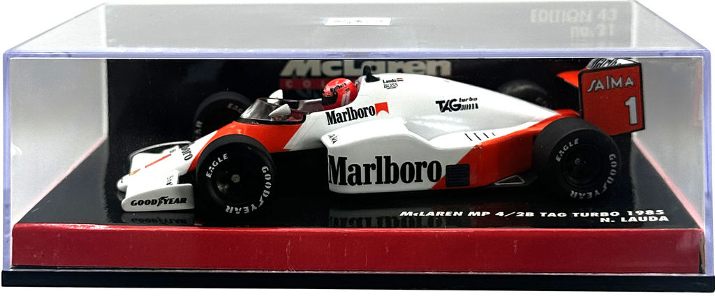 Mclaren TAG Turbo MP4/2B Lauda MINICHAMPS escala 1:43