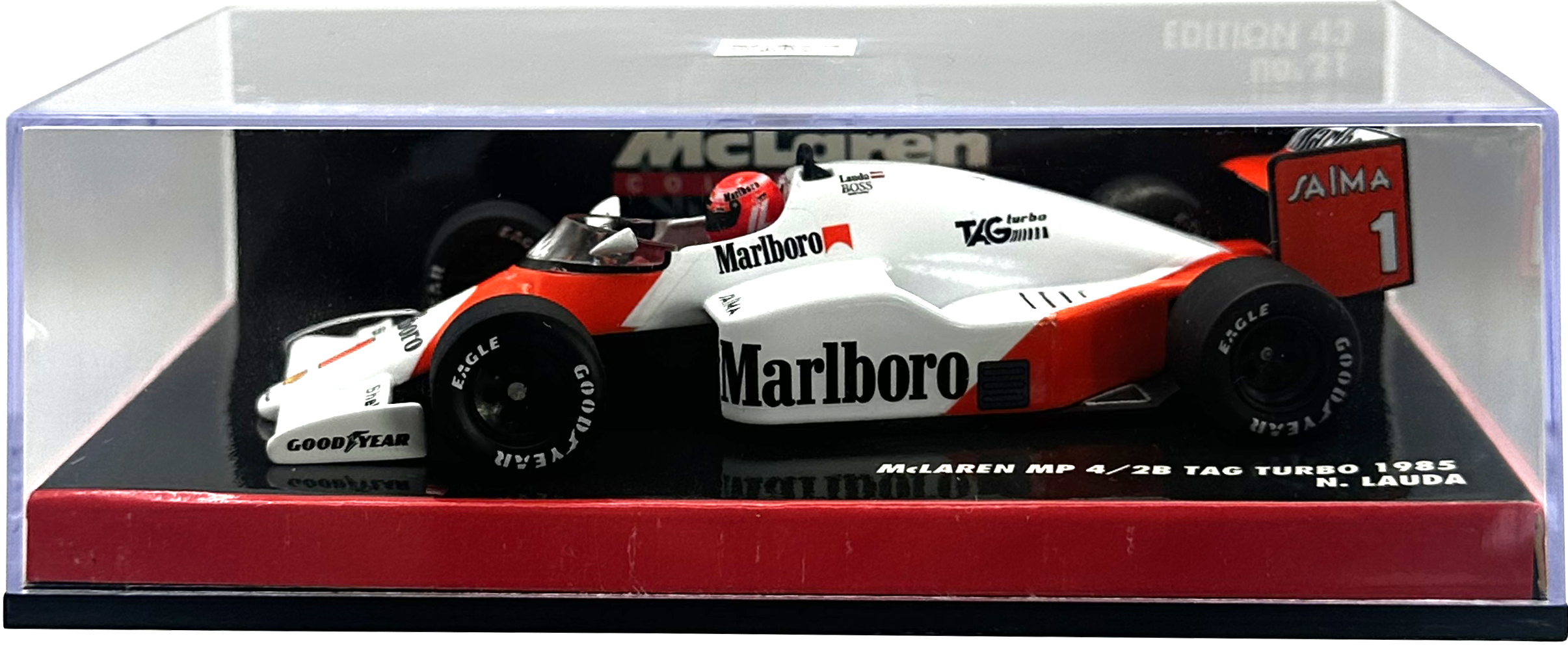 Mclaren TAG Turbo MP4/2B Lauda MINICHAMPS escala 1:43