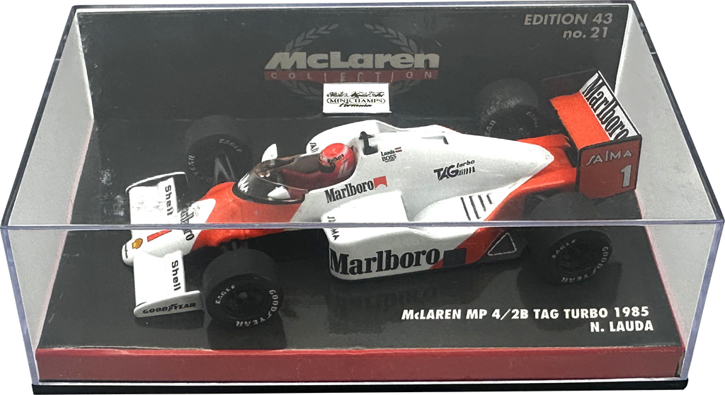 Mclaren TAG Turbo MP4/2B Lauda MINICHAMPS escala 1:43