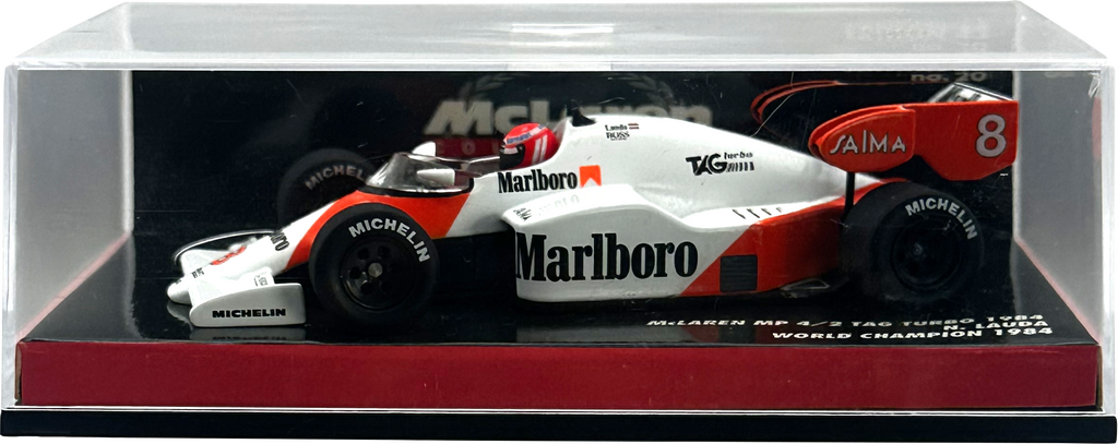 Mclaren TAG Turbo MP4/2 World Champion Lauda MINICHAMPS escala 1:43