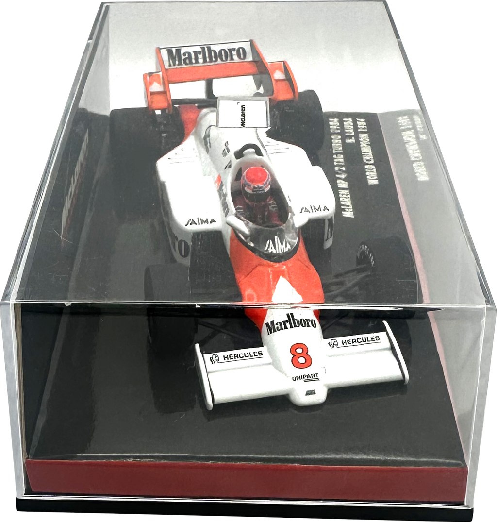 Mclaren TAG Turbo MP4/2 World Champion Lauda MINICHAMPS escala 1:43