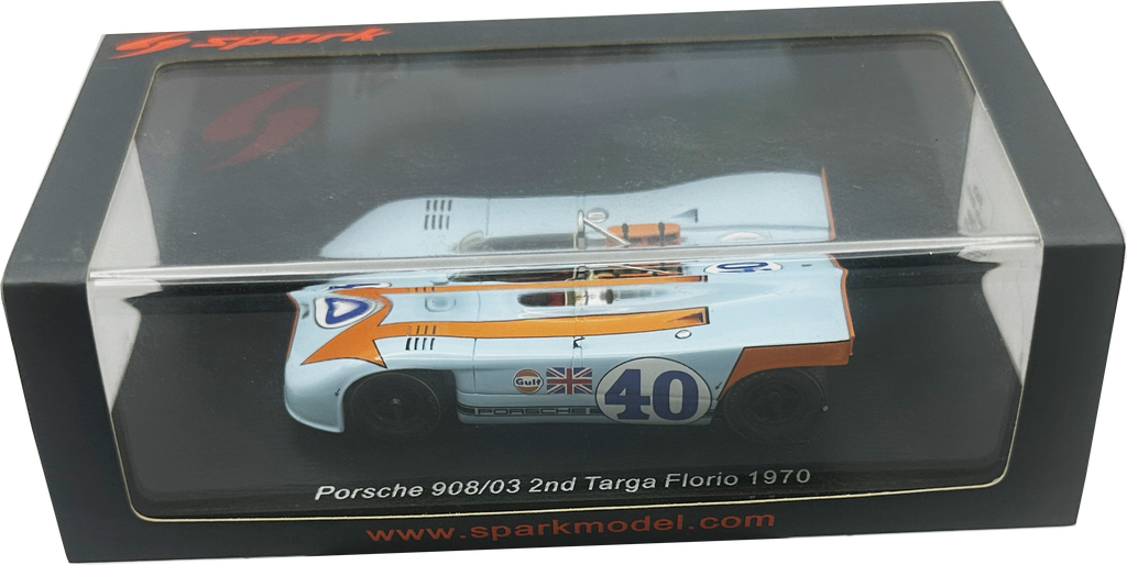 Porsche 908-03 Targa Florio Pedro Rodríguez SPARK escala 1:43