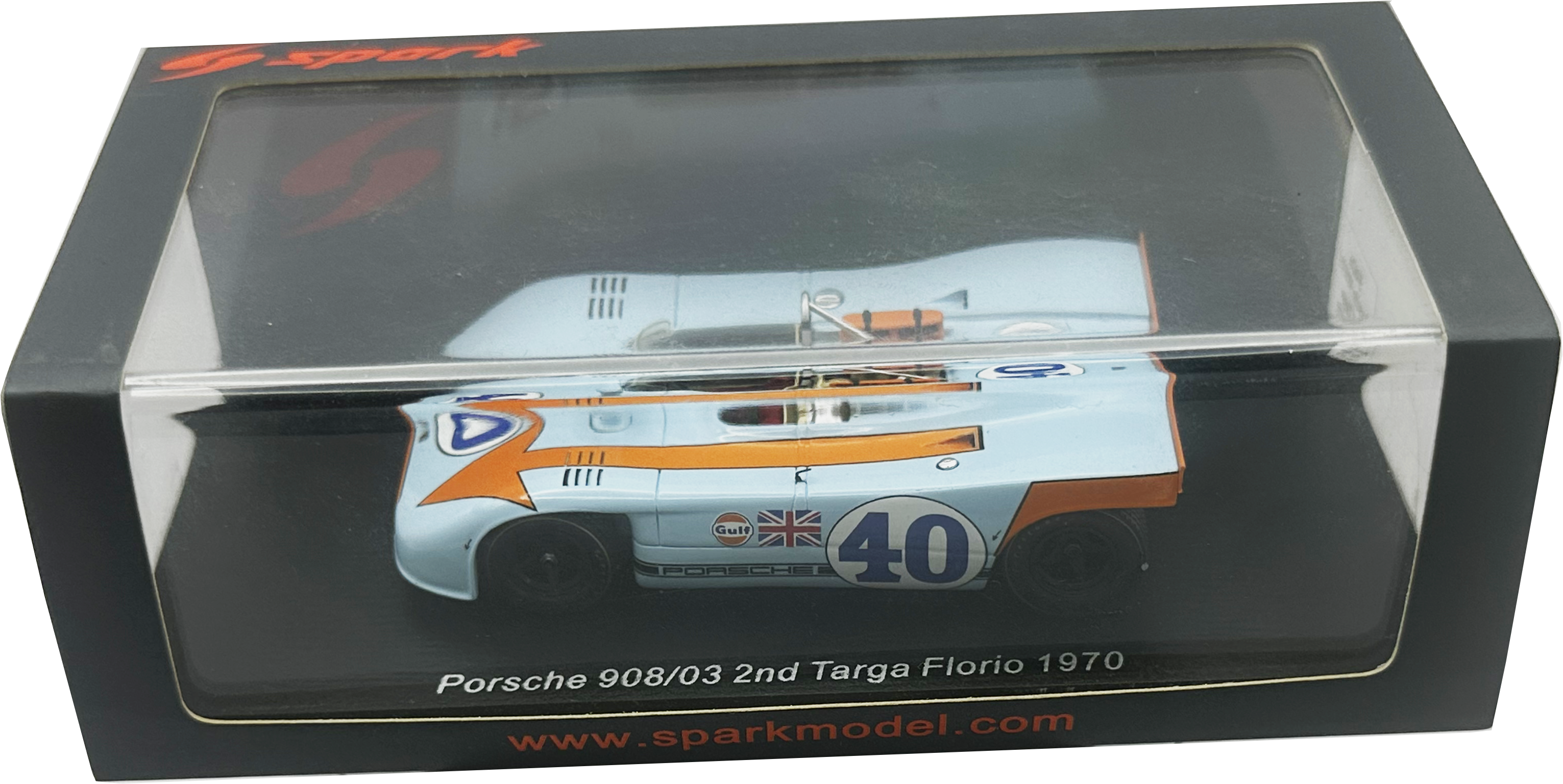 Porsche 908-03 Targa Florio Pedro Rodríguez SPARK escala 1:43