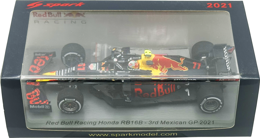 Oracle RedBull RB16B 3rd Mexican GP Perez SPARK escala 1:43