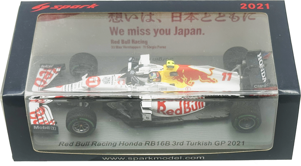 Oracle RedBull RB16B 3rd Turkish GP Perez SPARK escala 1:43