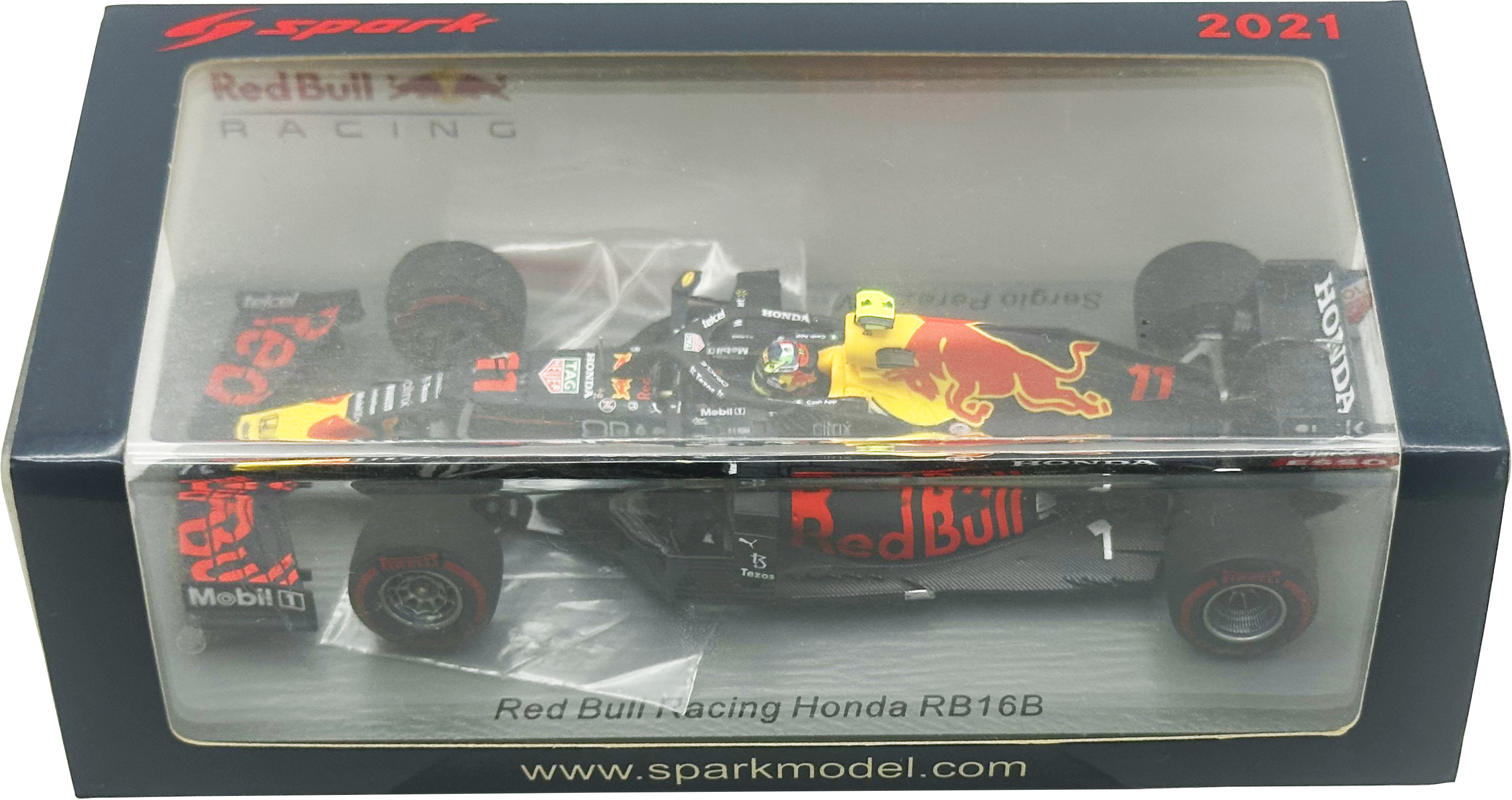 Oracle RedBull RB16B Winner Azerbajain GP Perez SPARK escala 1:43