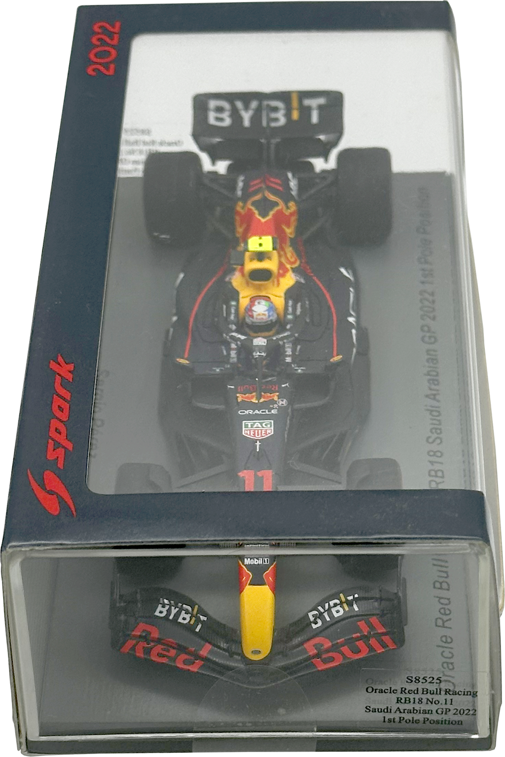 Oracle RedBull RB18 1st Pole Saudi Arabian GP Perez SPARK escala 1:43