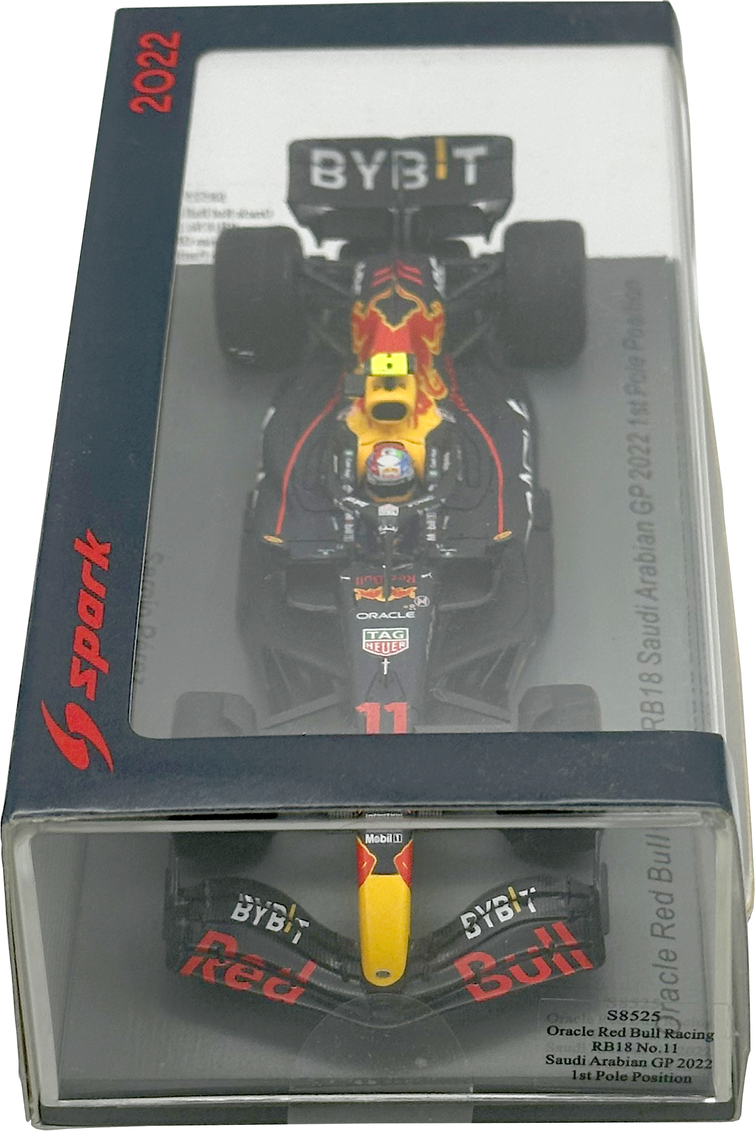 Oracle RedBull RB18 1st Pole Saudi Arabian GP Perez SPARK escala 1:43