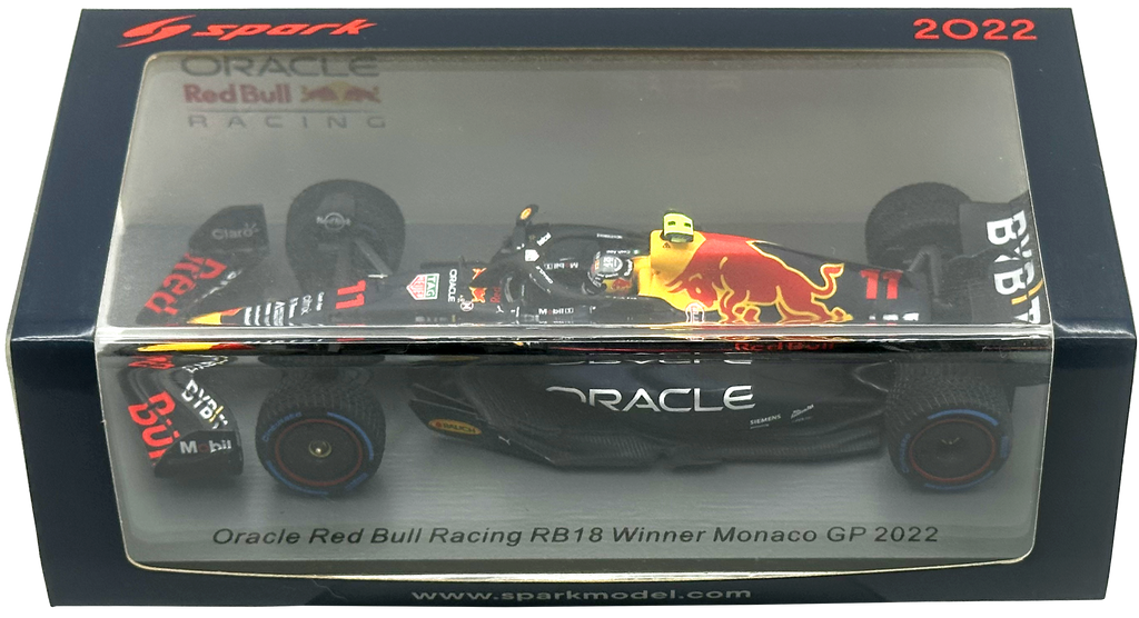 Oracle RedBull RB18 Winner Monaco GP Perez SPARK escala 1:43