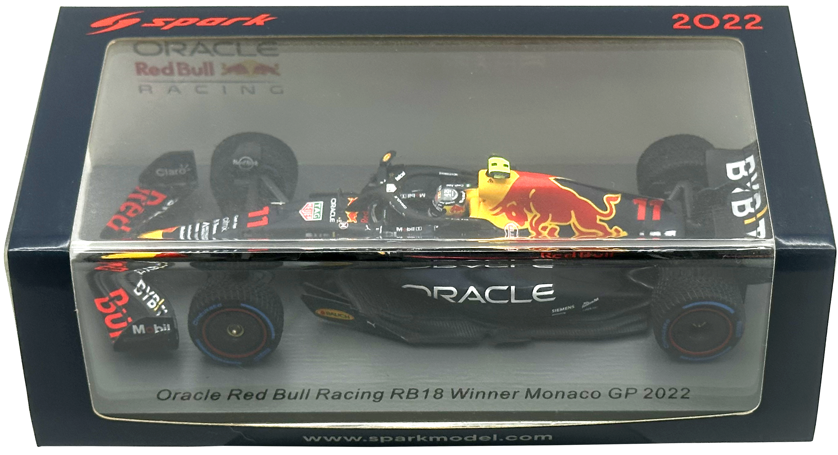 Oracle RedBull RB18 Winner Monaco GP Perez SPARK escala 1:43