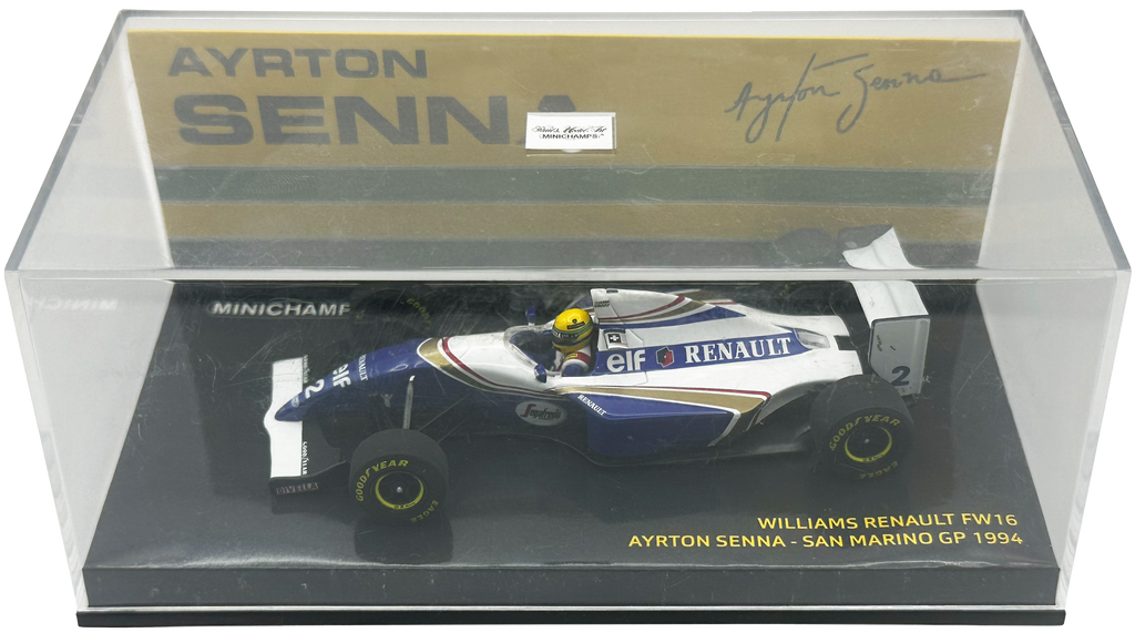 Williams FW16 San Marino GP 1994 Senna MINICHAMPS escala 1:43
