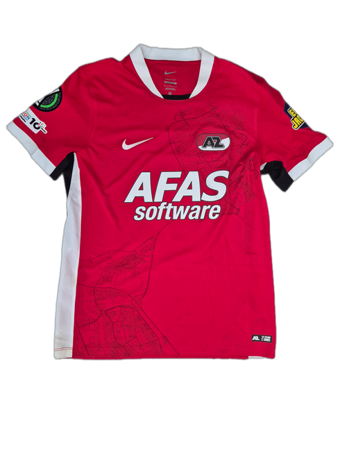 Jersey AZ Alkmaar local Mateo Chávez usado y firmado